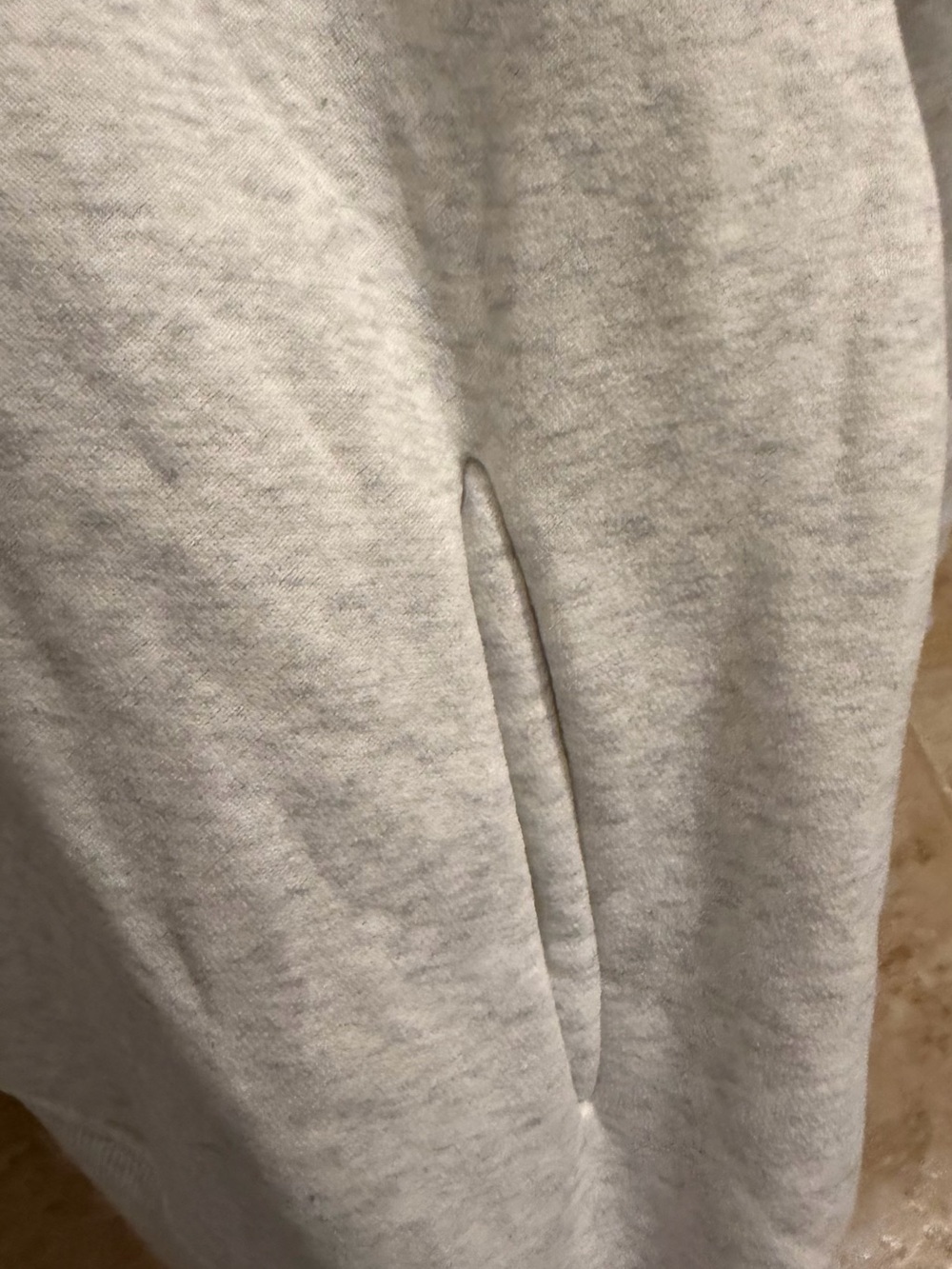 Sporty Graphic Hoodie - Light Gray with Blue Lettering - Picture 4 of 6
